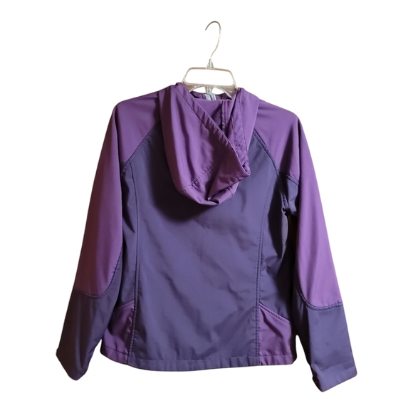 Free Tech jacket womens Sm purple prune hood - Picture 2 of 9